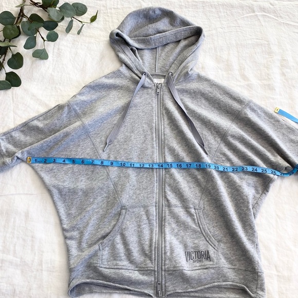 Victoria's Secret Sport Short Sleeve Zip Up Hoodie - Picture 7 of 9